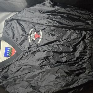 Black NBA Bulls Windbreaker Jacket